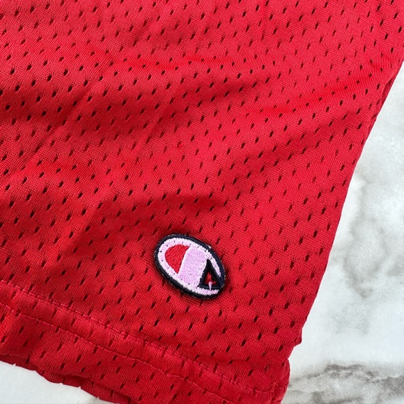 Red Champion Athletic Shorts. Size Large - Picture 2 of 4